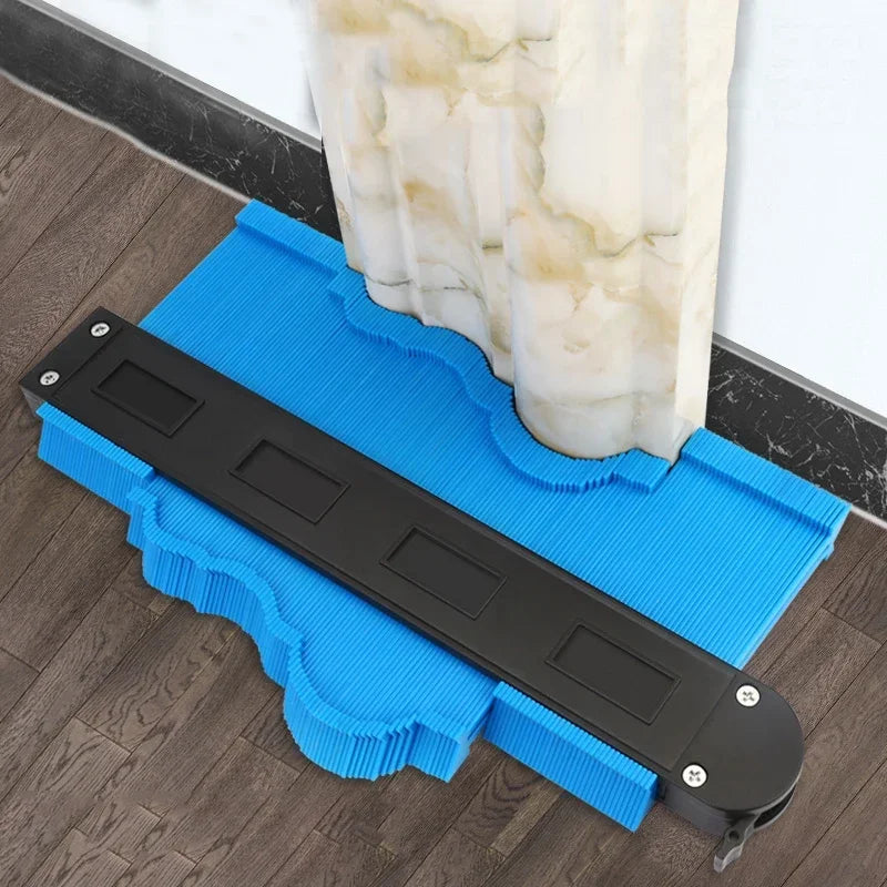 Contour Gauge Duplicator - Plastic Profile Measuring Device for Household DIY Projects, 10 inch