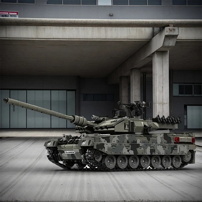 Military Tank Building Blocks Leopard 2A7 Model 1007 Pieces Camouflage Brick Kit Fall 2026 Gift