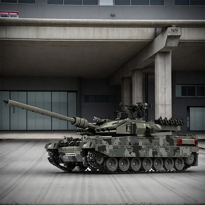 Military Tank Building Blocks Leopard 2A7 Model 1007 Pieces Camouflage Brick Kit Fall 2026 Gift