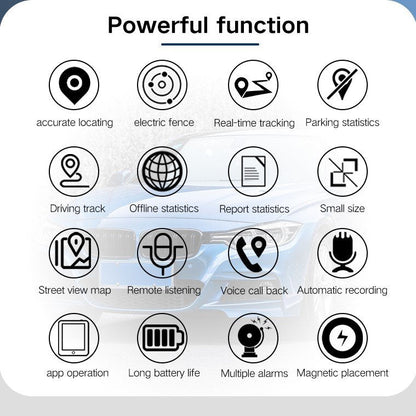 Real-Time Vehicle Tracker, Magnetic Anti-Theft GPS Device, Long Battery Life – GPS Tracker for Cars