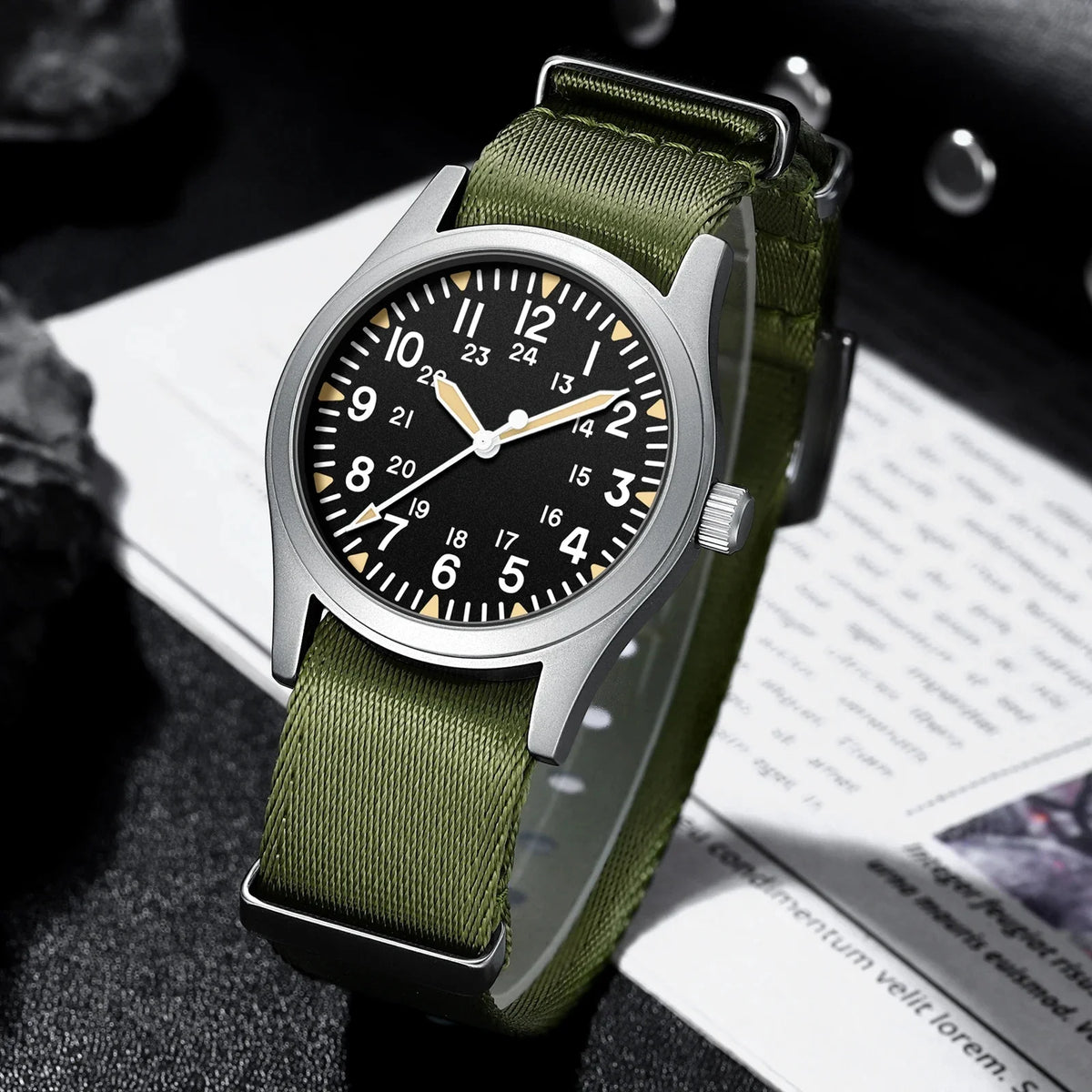 Military2025 Edition Quartz Field Watch 37mm Sapphire Fall