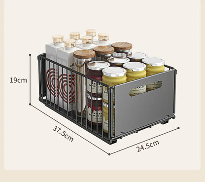 Out Pull Cabinet Organizer Slide Drawer Kitchen Rack