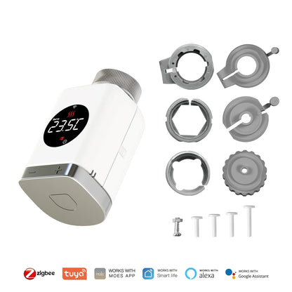 Smart2025 Edition Thermostat Radiator Valve TRV With WiFi ZigBee App Remote Control Energy Saving Fall