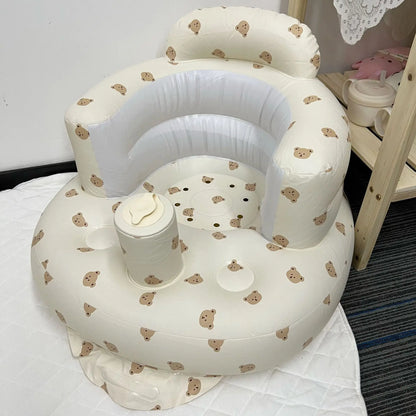 Inflatable Baby Sofa Seat Trainer Infant Sitting Aid Baby Chair Supportive Seat Summer 2025 Confidence Builder