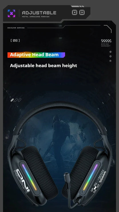Cordless Gaming Headset Tri Mode Bluetooth Wired Immersive