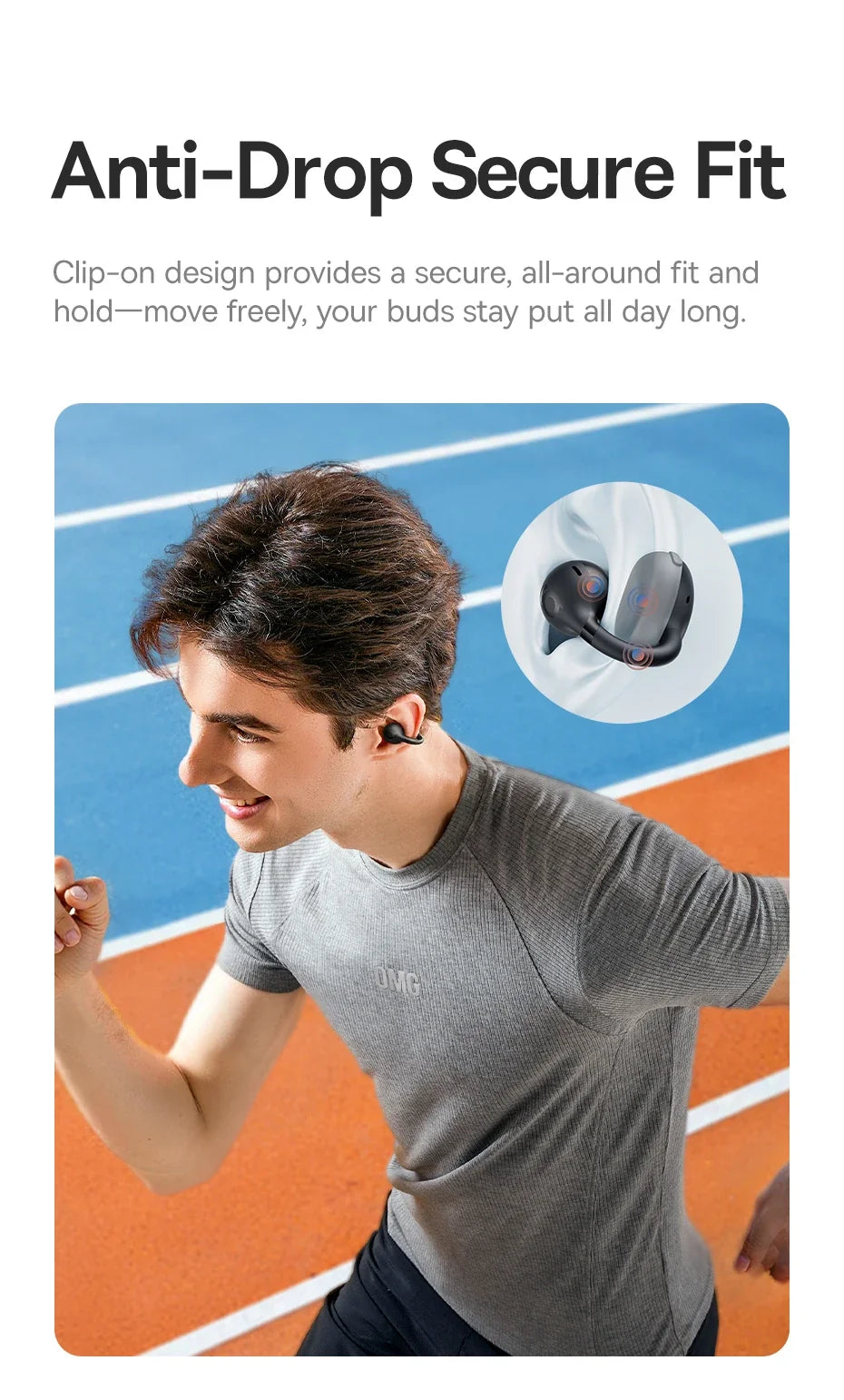 4-Mic Noise Cancellation Super Bass IP55 Sports 2026 – Baseus BC1 Open-Ear Clip Earbuds Bluetooth 6.0
