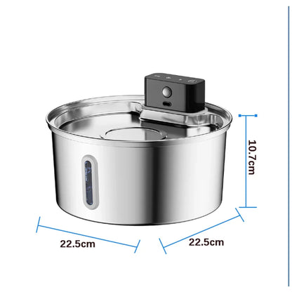 Cat Water Fountain Stainless Steel Cordless 3.2L Auto Dispenser Fall 2026 Keeps Pets Hydrated