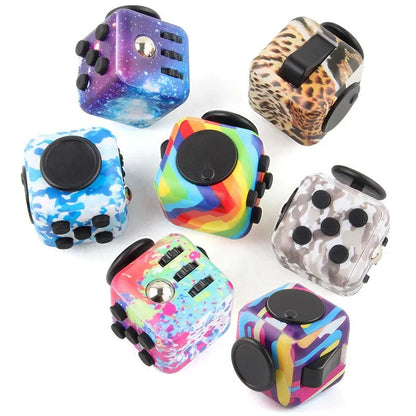 Cube Fidget Stress Relief Toy Sensory Dice For Focus