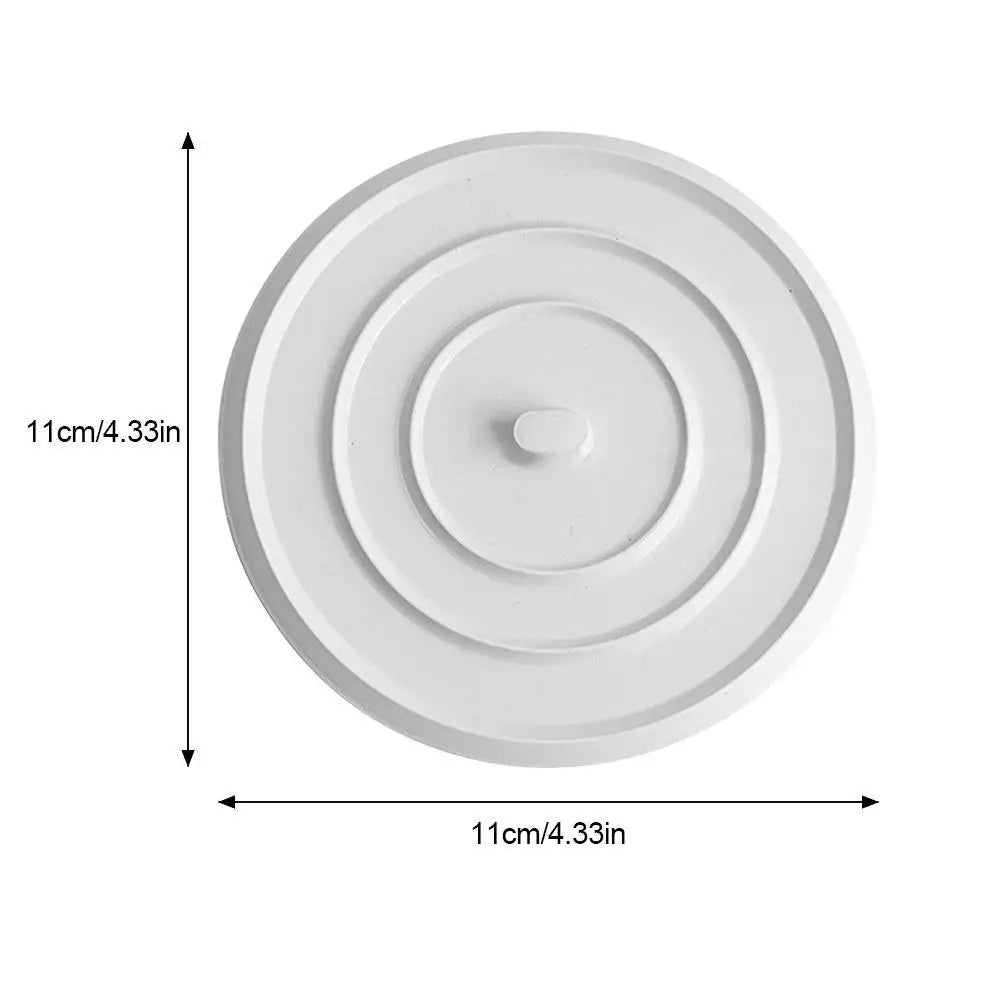 Silicone2026 Edition Bathtub Stopper 11cm Leakage-Proof Drain Cover Round Flat Plug Bathroom Accessory Fall
