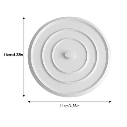 Silicone2026 Edition Bathtub Stopper 11cm Leakage-Proof Drain Cover Round Flat Plug Bathroom Accessory Fall