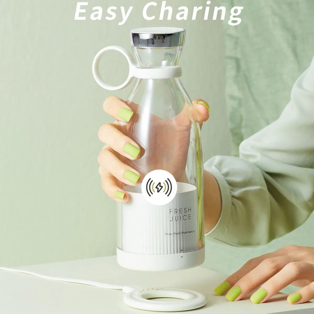 Travel-Friendly Blender 350ml Cordless USB Juicer Cup Travel Bottle Smoothie Extractor TikTok Viral Summer 2026 Gift