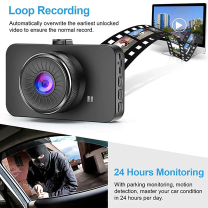 WiFi Car Full HD 1080P Dash Cam with Night Vision and GPS Logger