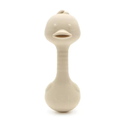Rabbit Silicone Teether Rattle Newborn Sensory Toys