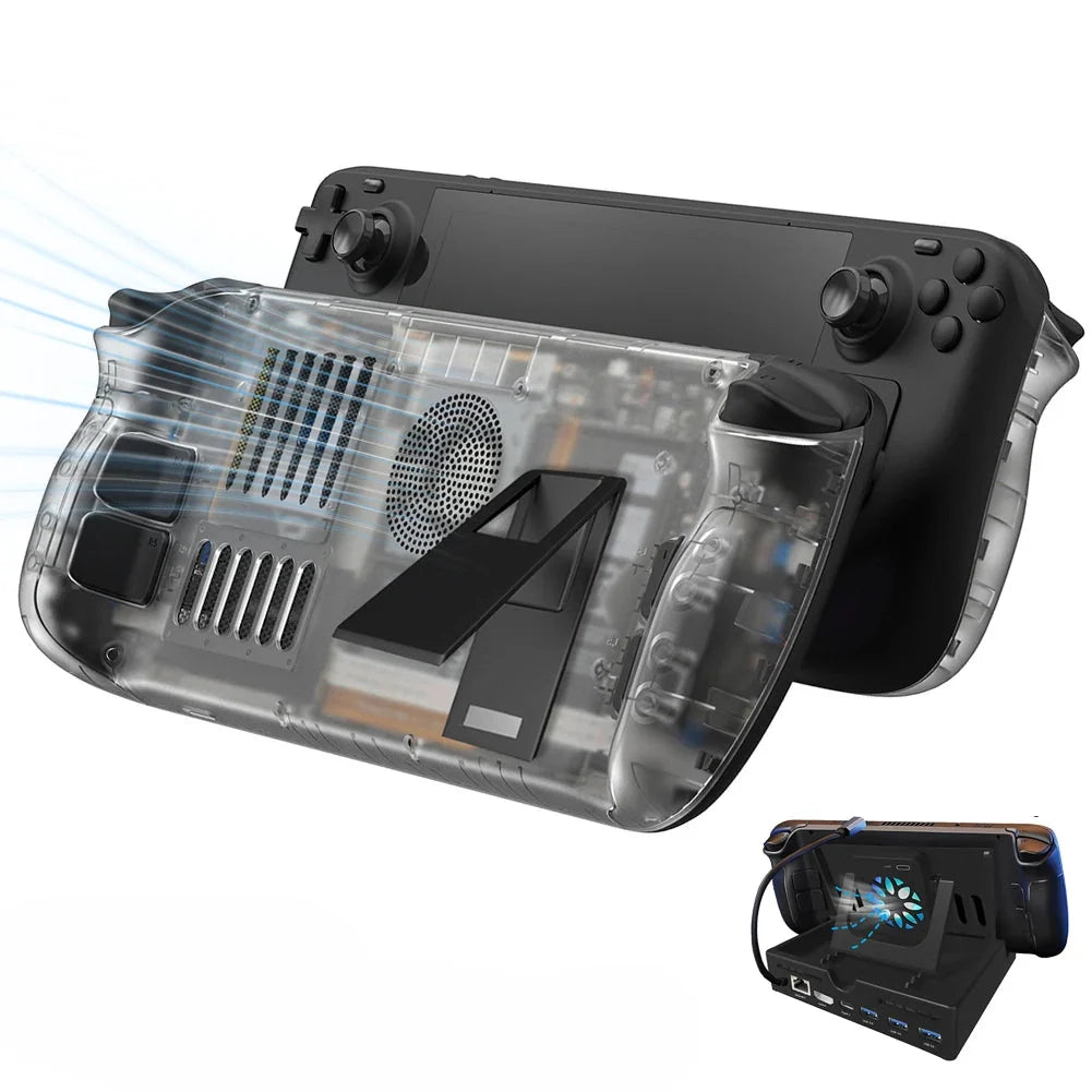 Deck Steam Clear Cooling Back Cover With Stand Bracket