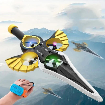 Sword Flying Toy Gesture Control Foam RC Stunt Toy Outdoor