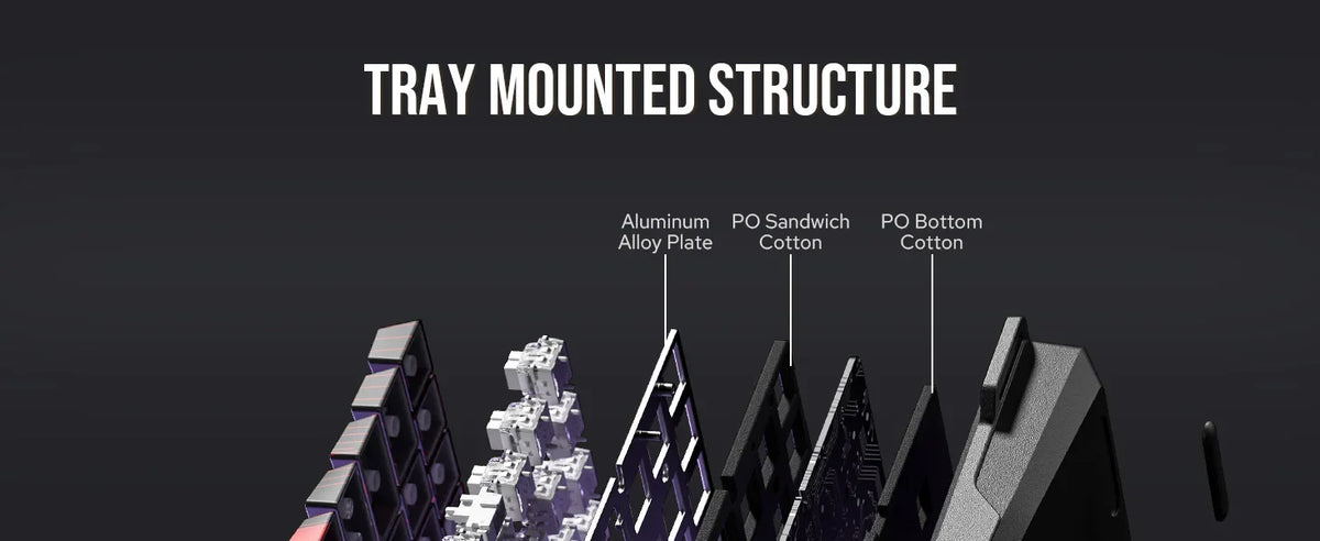 60 Mechanical Percent Hot Swap Keyboard Aluminum RGB Hall