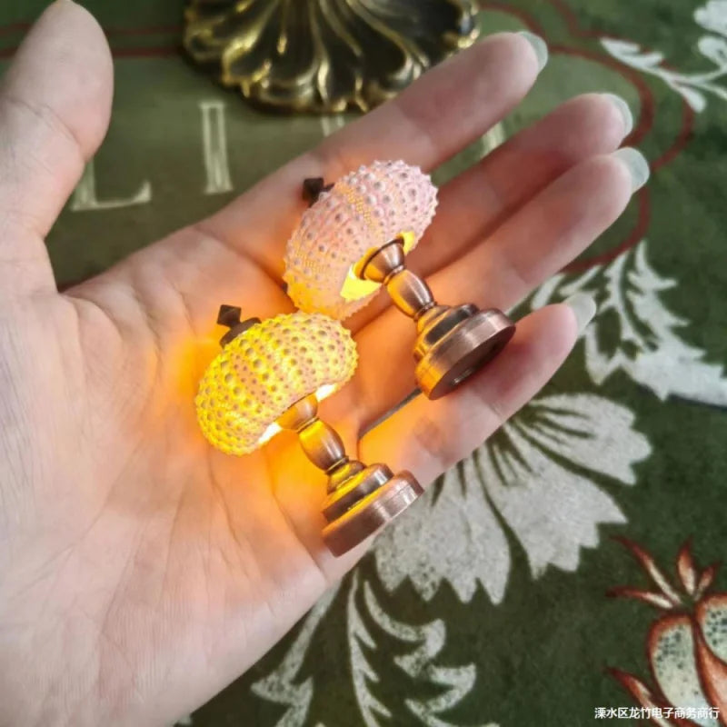 Retro Popular Sea Urchin Night Lamp - Children's Table Lamp for Girls Room Decor