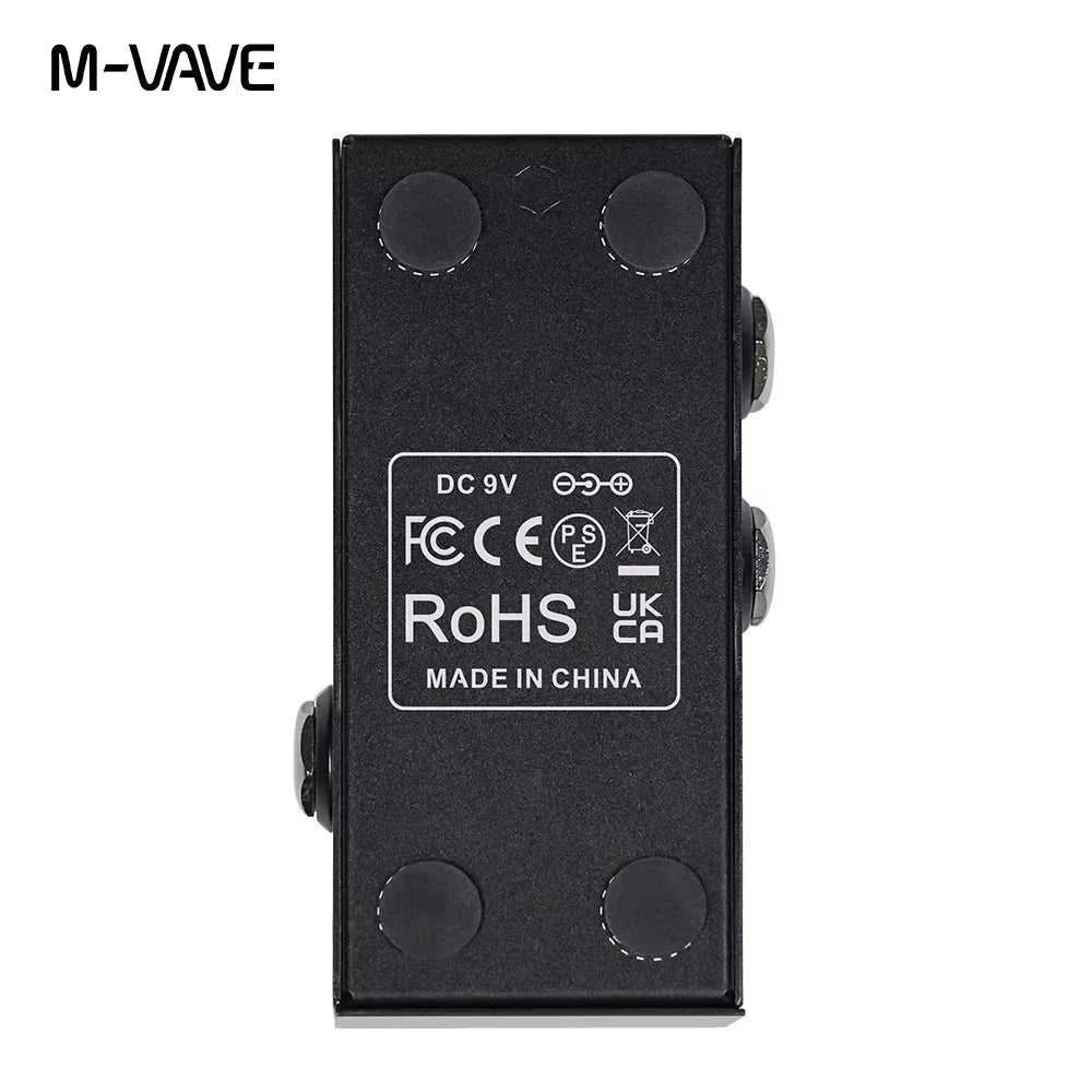 True Bypass AB Box Mini Guitar Bass Channel Switch 2026 – M-VAVE ABY Line Selector Pedal