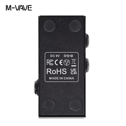 True Bypass AB Box Mini Guitar Bass Channel Switch 2026 – M-VAVE ABY Line Selector Pedal