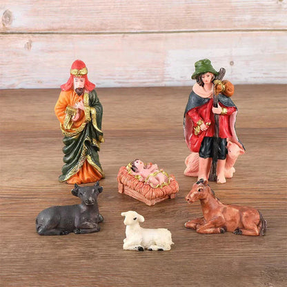 Nativity Figurines Kit 10 Piece Christmas Timeless Nativity Scene Decor Holiday 2025 Gift Idea
