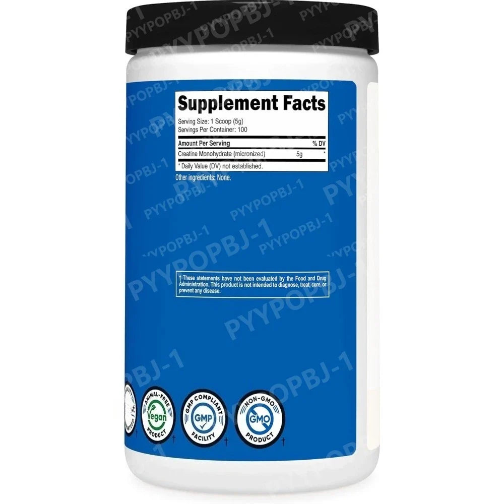 Monohydrate Creatine Micronized Powder 500 g Unflavored Performance Supplement Fall 2026 Muscle Support