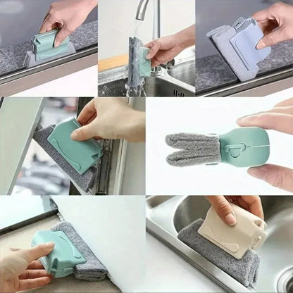 Household Cleaning Window Slot Brush - Kitchen Window Groove Cleaner Device for Simple Cleaning