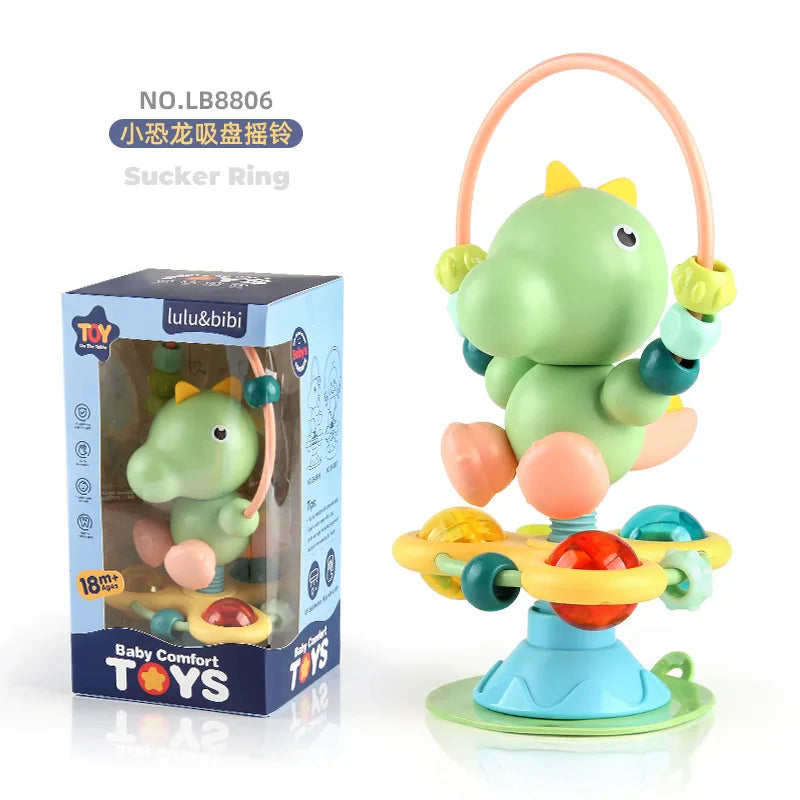 Soothing Baby Rattle Suction Cup Newborn Sensory Toys