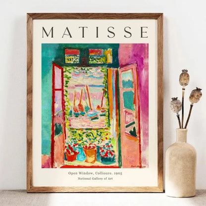Abstract Mid Century Canvas Prints Kit Vintage Art