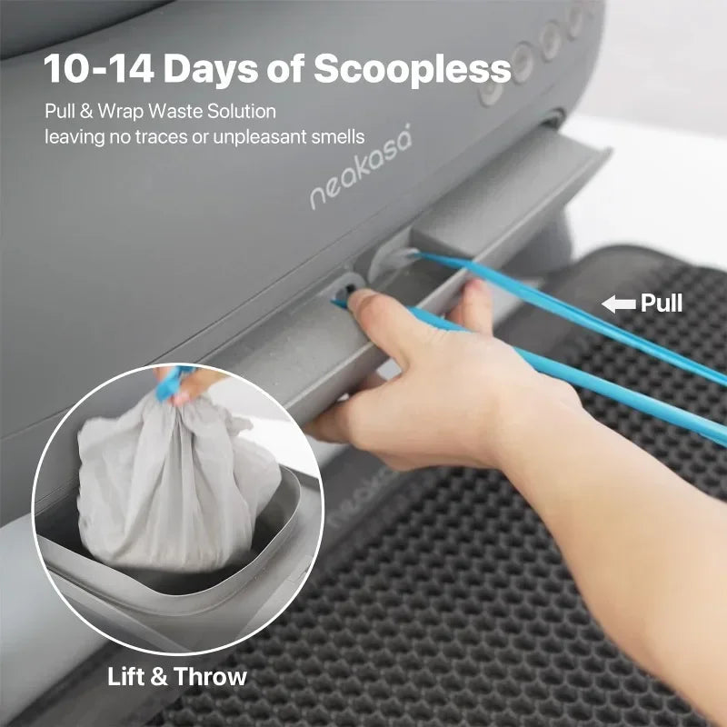 Cat Smart Litter Box App Controlled Automatic Self Cleaning Fall 2025 TikTok Viral Low Noise Odor Reduction