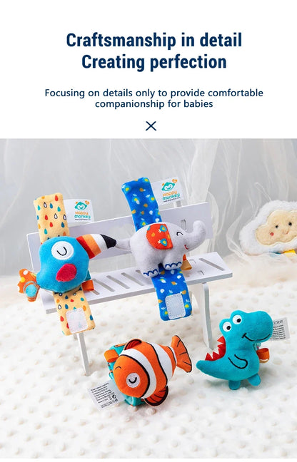 Baby Wrist Rattle Kit Newborn Sensory Toys Soothing Gift