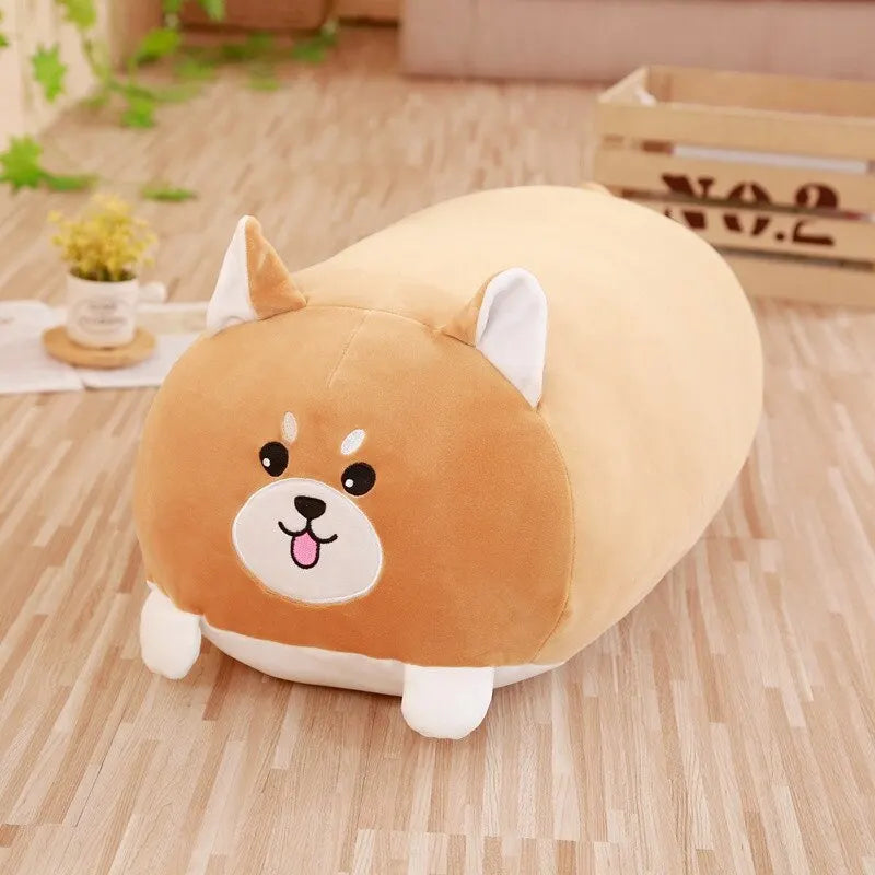 Cute Plush Animal Pillow - Plush 28cm (11 inch) Cat, Dog, Pig & Frog Stuffed Toys for Kids, Great Birthday Gift & Cuddly Household Decor