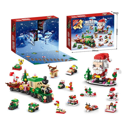 Building Christmas Blocks Advent Calendar DIY Kit Kids