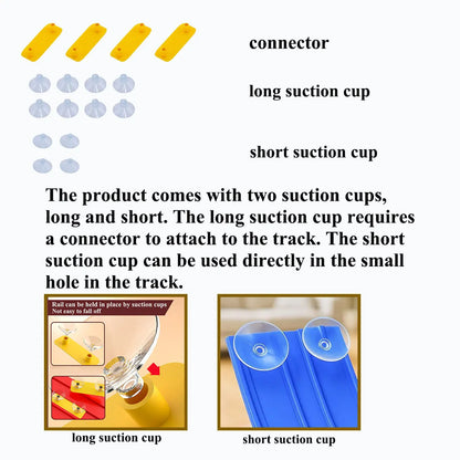 Kids Ramp Toy Back to School 2026 – Flexible DIY Double Race Track Kit Compatible 1/64 Cars