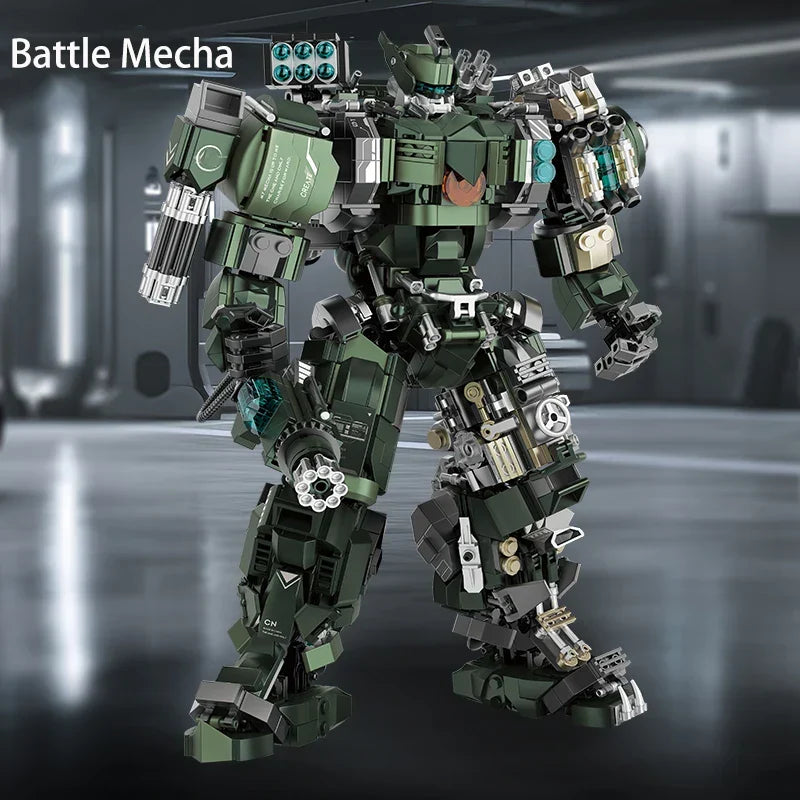 Mecha Building Kit Mech Warrior Battle Robots Kit Fall 2025 Gift for Kids and Adults Creative STEM Play