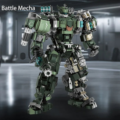 Mecha Building Kit Mech Warrior Battle Robots Kit Fall 2025 Gift for Kids and Adults Creative STEM Play
