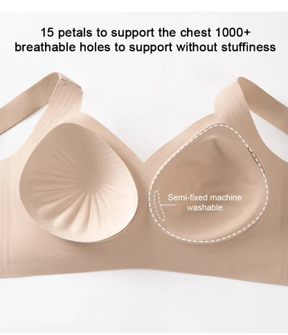 wire-free, full coverage, padded, everyday comfort – Supportive seamless women's bra
