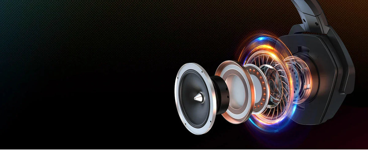 Cordless Gaming Headset With Mic Active Noise Cancellation
