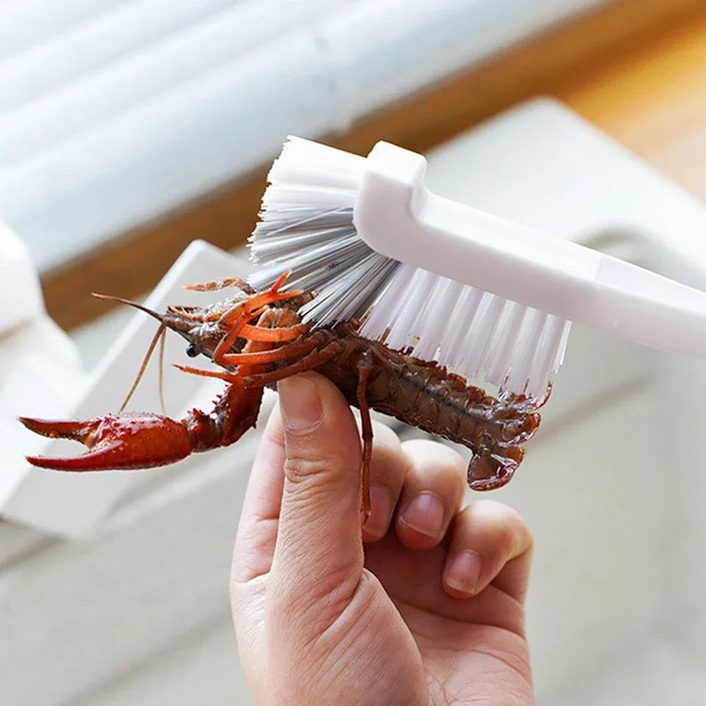 Handle Long Sink Brush for Household Cleaning - Cup Brush with Elbow Design