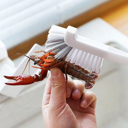 Handle Long Sink Brush for Household Cleaning - Cup Brush with Elbow Design