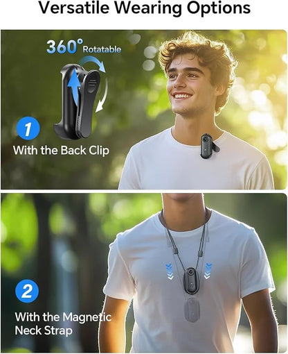 Mini Water-Resistant Action Camera with WiFi - Magnetic Body Chest Recorder 1080P Sports POV Helmet Cam