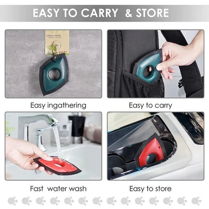 Reusable Pet Hair Remover Comb Brush for Dogs & Cats - 4 Cleaning Modes, Multi-Surface Grooming Device
