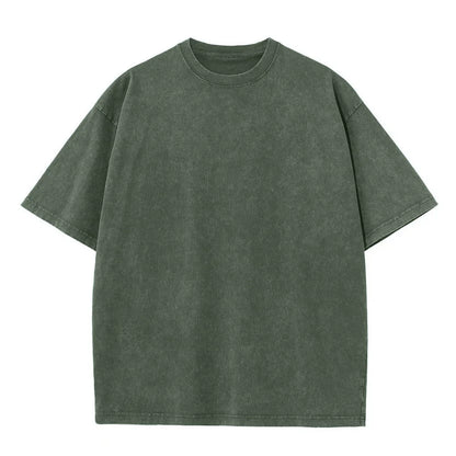 loose-fit silhouette, heavy cotton, vintage-washed streetwear tee – Oversized men's t-shirt