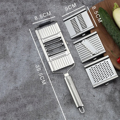 Stainless Steel Vegetable Slicer Grater Cutter Device