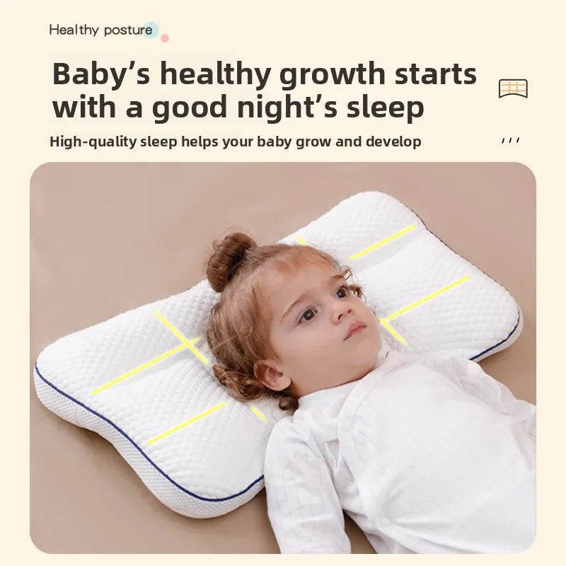 All-Season Cotton Sleeping Pillow for Toddlers & Kindergarten Kids – Baby Neck Support Pillow