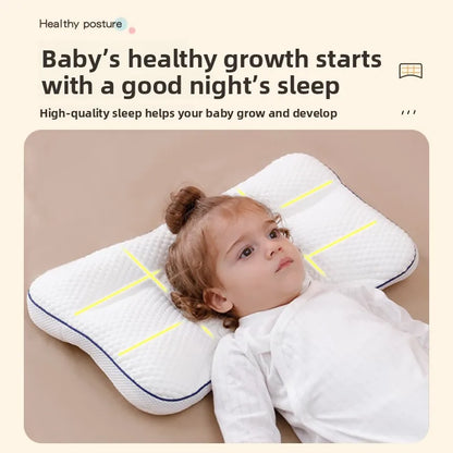 All-Season Cotton Sleeping Pillow for Toddlers & Kindergarten Kids – Baby Neck Support Pillow