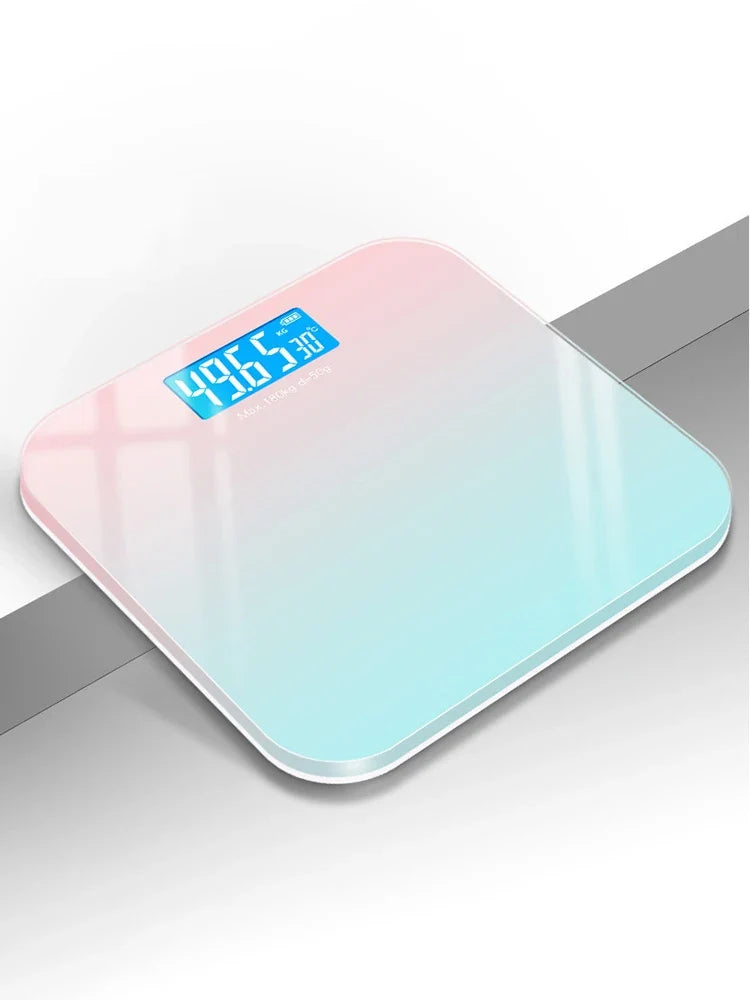 Gradient Smart Glass Body Scale With LCD Digital Display