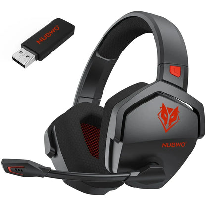 Cordless Gaming Headset With Mic Active Noise Cancellation