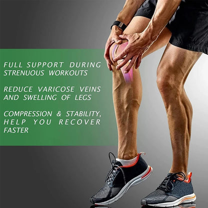 Pair 2026 – Full Leg Compression Sleeve Long Knee Support for Cycling Hiking Basketball