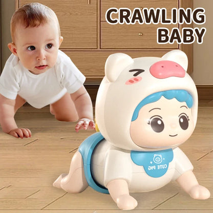 Crawling Baby Guide Toy Newborn Sensory Toys Music Aid