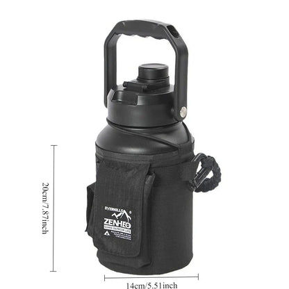 Water Bottle Holder Water-Resistant Nylon Cup Sleeve Crossbody Bag For Outdoor Travel Fall 2025 Gift Idea
